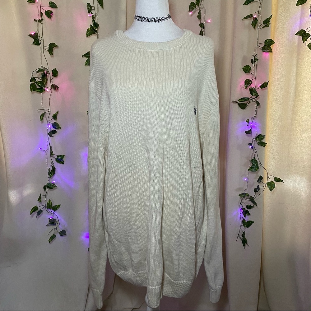 white chaps sweater